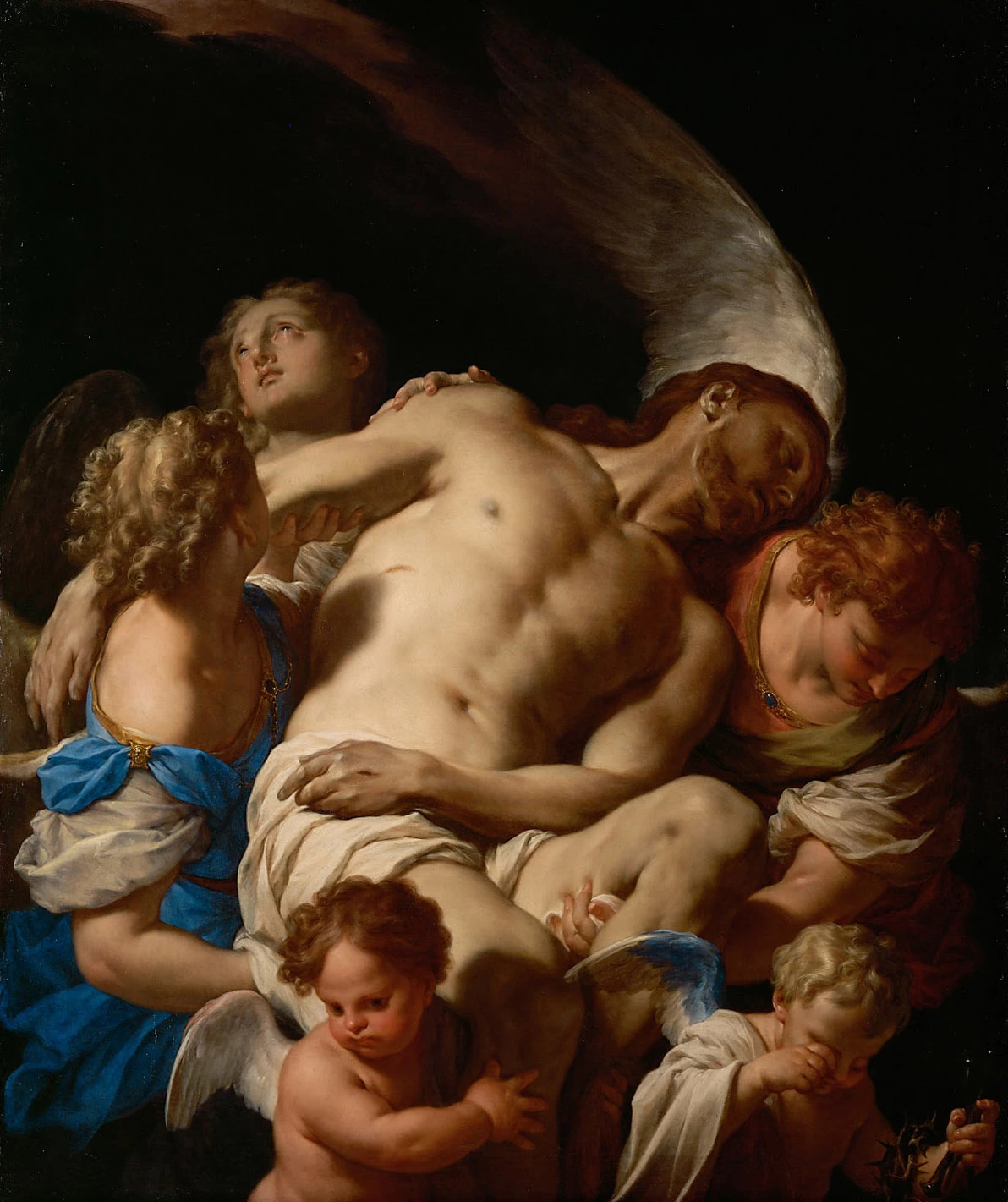 Il corpo di Cristo sorretto dagli angeli - Kunsthistorisches Museum Wien, Gemäldegalerie